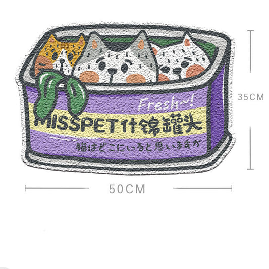 KFX-3360701 Cat Litter Box Foot Pad for Easy Cleanup - Assorted Designs