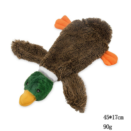 KFX-3362109 Stuffless Squeaky Dog Toy with Durable Fabric, Designed for All Breeds, Perfect for Indoor Play and Chewing