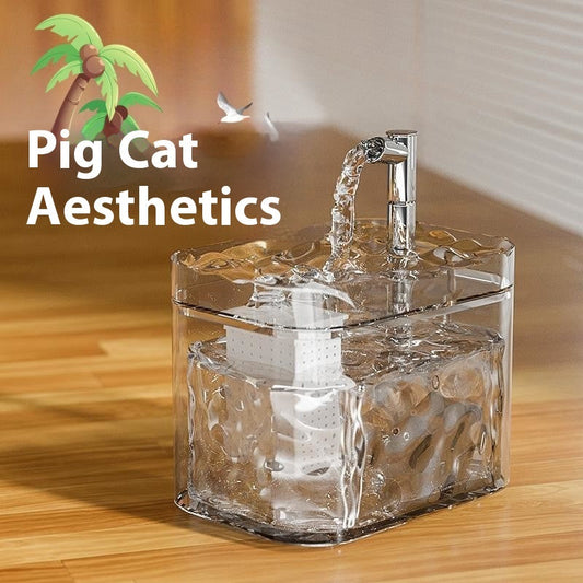 KFX-3376189 Automatic Cat Water Fountain with Multi-Color Options and USB Power Supply