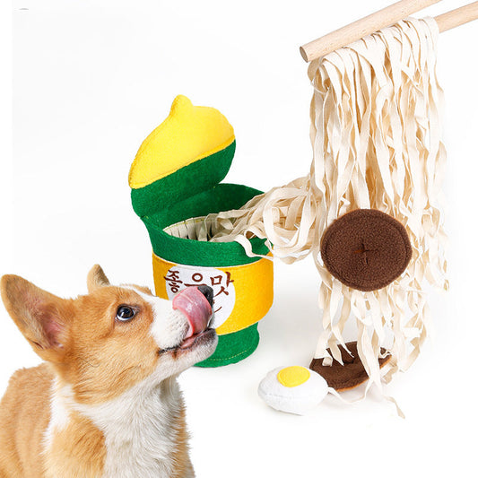 KFX-3398205 Soft Felt Sound Dog Toy for Fun and Playtime