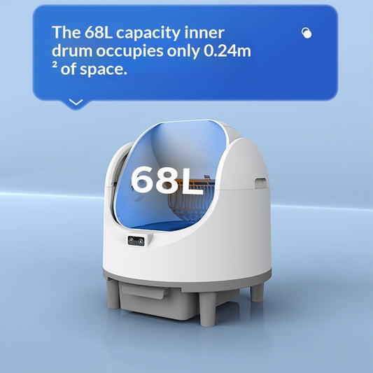 KFX-3433917 Intelligent Fully Automatic Cat Litter Box with Smart Control and Air Purification