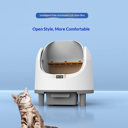 KFX-3433917 Intelligent Fully Automatic Cat Litter Box with Smart Control and Air Purification