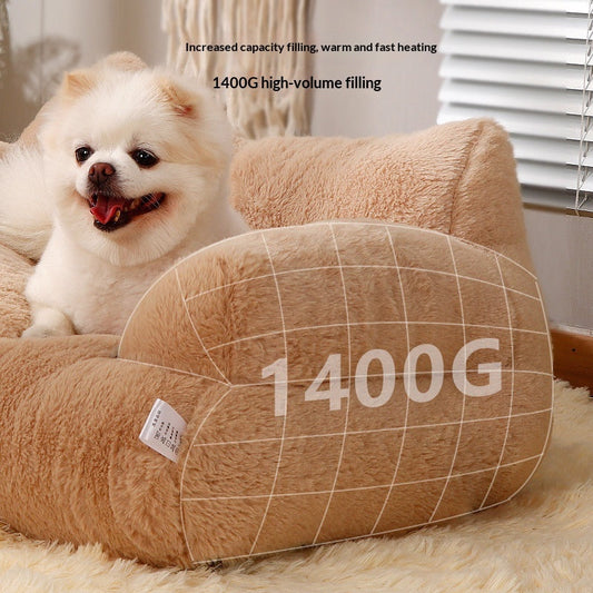 KFX-3445693 All-Season Removable and Washable Pet Bed with Enhanced Warmth Options for Small to Extra Large Pets
