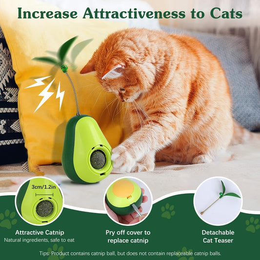 KFX-3493181 Catnip Feeder and Self-Grooming Cat Toy with Corner Massage Scraper for Indoor Cats