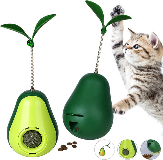 KFX-3493181 Catnip Feeder and Self-Grooming Cat Toy with Corner Massage Scraper for Indoor Cats