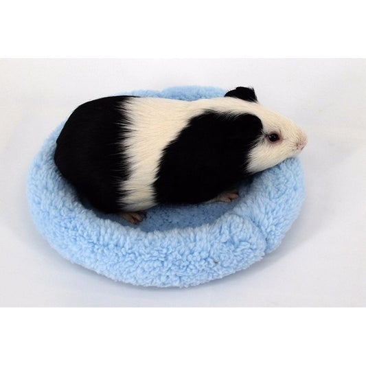 KFX-3495741 Cozy Plush Pet Mat for Small Animals - Hamster, Hedgehog, Rabbit, Green Crocodile & Beige Kangaroo
