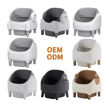 KFX-350483 Self-Cleaning Electric Cat Litter Box with Timed App Control and 20L Capacity