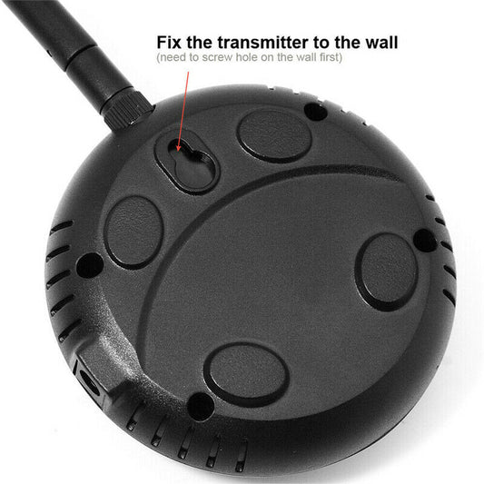 KFX-3506877 Wireless Pet Fence with Waterproof Intelligent Training Collar for Dogs, Adjustable Signal Level, Remote Control Range Up to 150m, Fits Neck Circumference Up to 25"