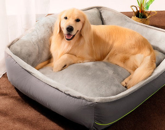 KFX-3522749 Universal Pet Nest - Removable & Washable, All-Season Cozy Bed in Gray (S, M, L, XL)