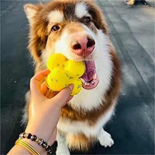 KFX-3525949 Calming Fetch Tennis Ball for Dogs - Soft, Lightweight Toy to Ease Anxiety and Promote Activity