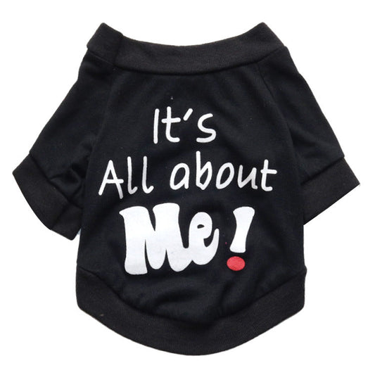 KFX-3538365 Monogrammed Cotton T-Shirts for Pets in Various Sizes