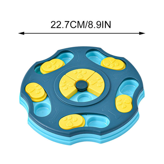 KFX-3552957 Interactive Dog Food Puzzle Bowl - Multifunctional Feeder for Intelligent Eating and Slow Feeding
