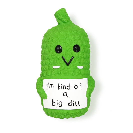 KFX-3562685 Squeaky Pickle Dog Chew Toy - Latex Puppy Teething Toy for Small to Large Dogs