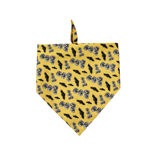 KFX-3580093 Halloween Triangle Dog Bib - Polyester Saliva Towel for Dogs, 70x48x48cm, Various Styles