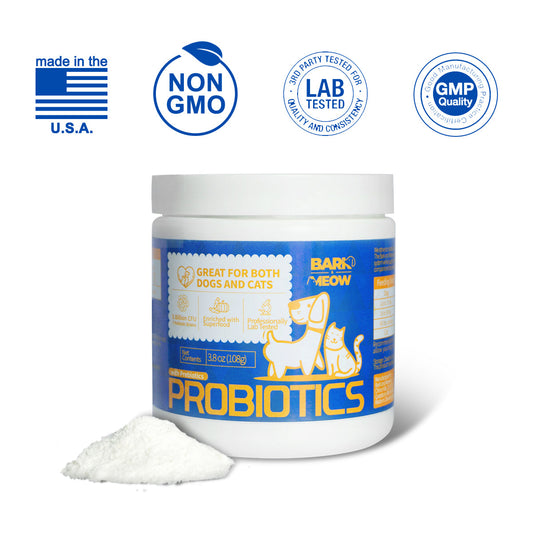 KFX-3599805 Premium Probiotics for Dogs & Cats with 7 Tailored Strains, 5 Billion CFU, Prebiotics, Pumpkin & Carrot – Gut & Immune Support