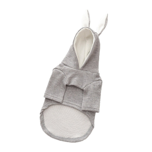 KFX-3603901 Comfortable Spring and Autumn Dog Sweater in Light Gray and Pink