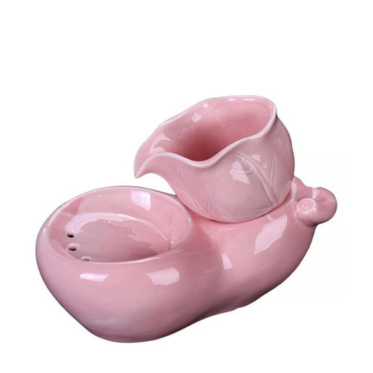 KFX-3611453 Automatic Ceramic Cat Water Dispenser with APP Support and Detachable Design