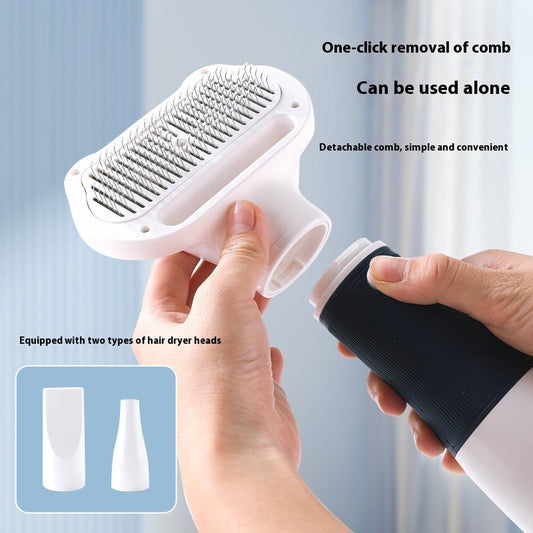 KFX-3616701 3-in-1 Pet Hair Blower and Comb - 600W, Durable ABS, 2-Meter Cord, Ideal for Dogs