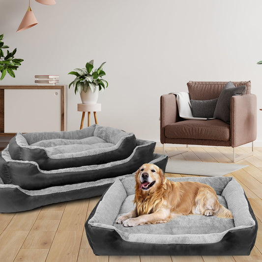 KFX-3622845 Comfortable and Breathable Nest for Medium to Large Dogs – Four Seasons Dog Bed in Black