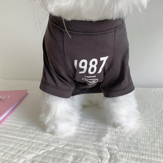 KFX-3636669 Casual Cotton T-Shirt for Dogs, Cats, and Pets - Universal Fit