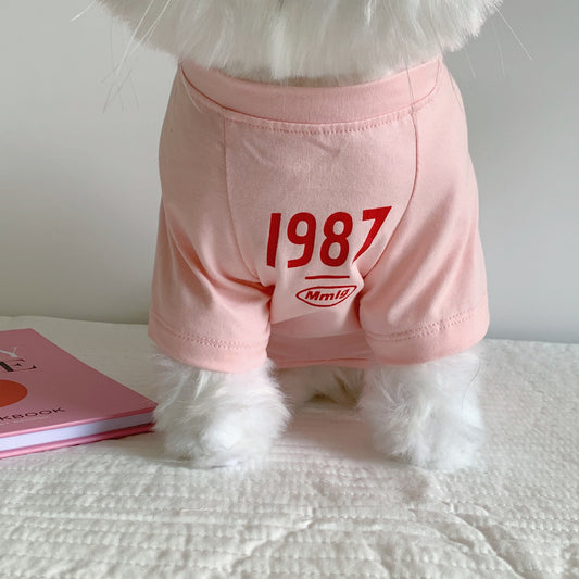 KFX-3636669 Casual Cotton T-Shirt for Dogs, Cats, and Pets - Universal Fit