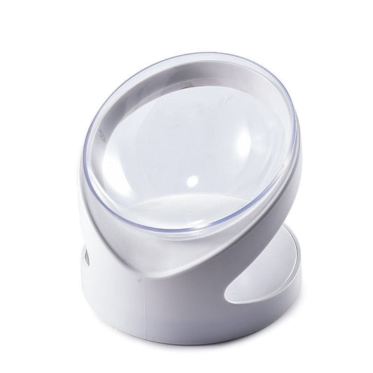 KFX-3676989 Transparent Cat Bowl with Bracket for Optimal Feeding Position