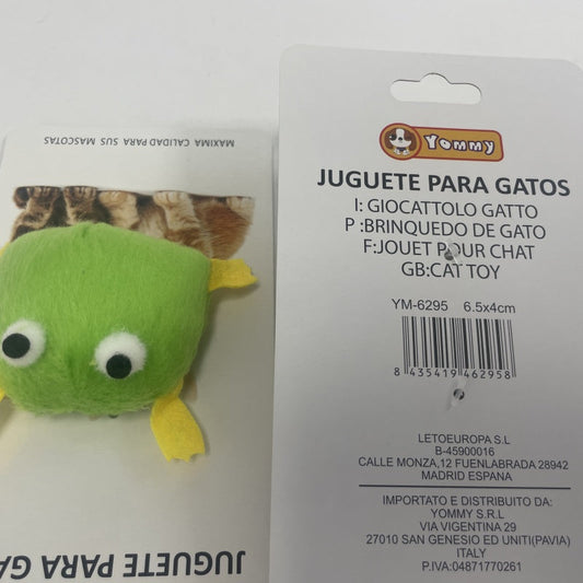KFX-3680445 Electric Frog Cat Toy - Interactive Laser Chaser for Engaging Playtime