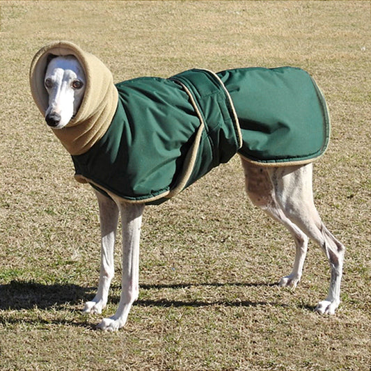 KFX-3681341 Plus Size Thickened Waterproof Pet Clothes with Long Neck Stitching for Dogs