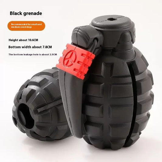 KFX-3702845 Dog Toy for Teeth Cleaning and Food Dispenser - Bite-Resistant, Non-Rotting, Self-Relieving Stuffy