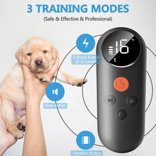 KFX-3703485 Color Screen Bark Stopper Dog Trainer for Effective Barking Control