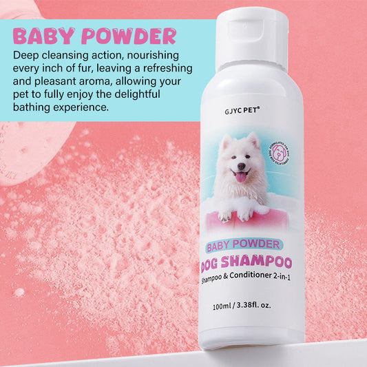 KFX-3738429 Long-Lasting Talcum Powder Fragrance Pet Shampoo for Cats and Dogs - 100ml to 150ml Capacity