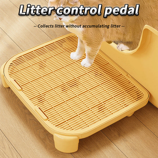 KFX-3755325 Double Cat Litter Control Mat for Effective Cleaning and Anti-Slip Comfort