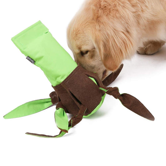 KFX-3758653 Durable Oxford Cloth and Felt Cloth Bite Toy in Green