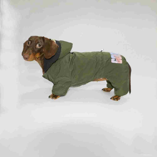 KFX-3773885 Warm Thickened Four-Legged Pet Clothing for Dogs and Cats - Outdoor Winter Attire Available in Multiple Sizes and Colors
