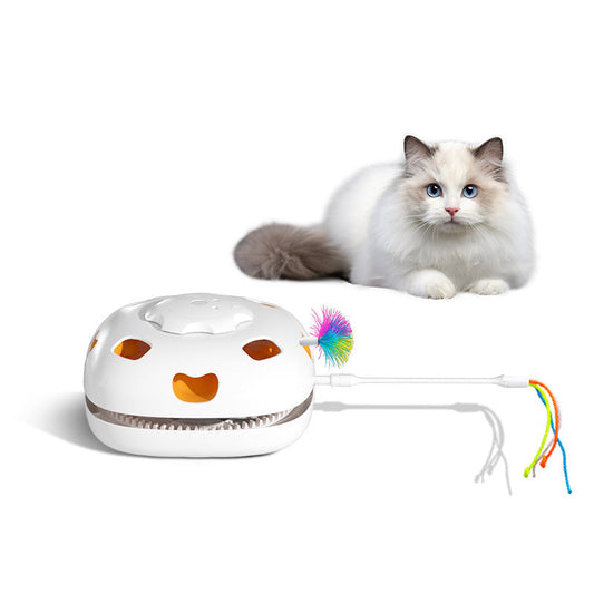 KFX-3774141 Interactive Cat Toy with Self-Hi Relief Teaser for Engaging Playtime