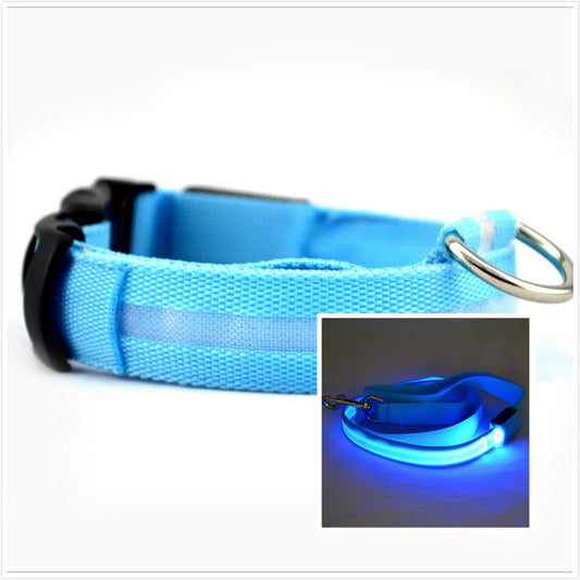 KFX-3805885 LED Illuminated Dog Collar for Day and Night Safety