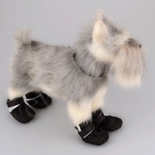 KFX-3808701 Antiskid Suede Cloth Pet Shoes for Spring and Summer - Sizes S, M, L, XL