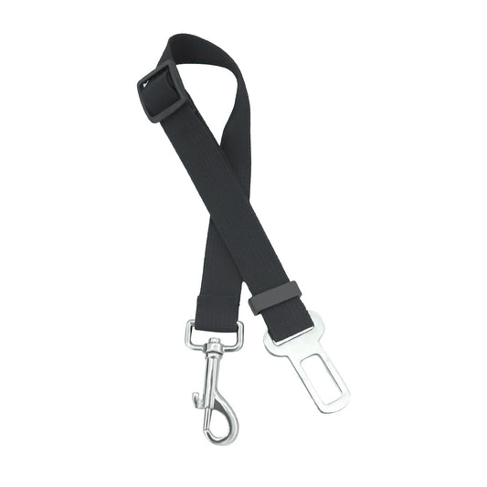 KFX-3823165 Adjustable Retractable Safety Belt Pet Leash - Elastic Polyester Design for Secure Pet Travel