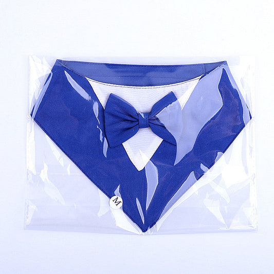 KFX-3825341 Pet Saliva Towel with Velcro Triangle in Multiple Colors and Sizes