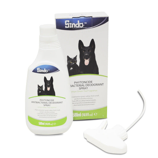 KFX-3830973 Said Fen Duojing Antibacterial Deodorant for Pets - 500ml Natural Odor Eliminator with Lemon Green Tea Extract