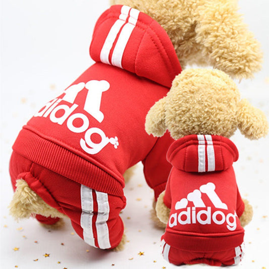 KFX-3833277 Stylish Thickened Winter Dog Clothes for Small Breeds - Available in Multiple Colors and Sizes