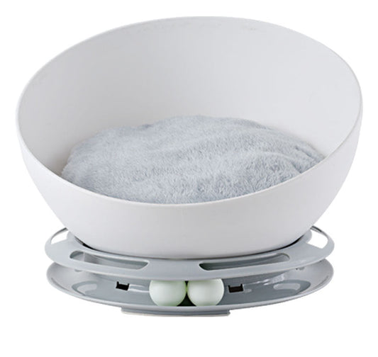 KFX-3854397 Eco-Friendly Semi-Circular Cat Tunnel Toy Nest - Single Layer Design for Playtime Fun
