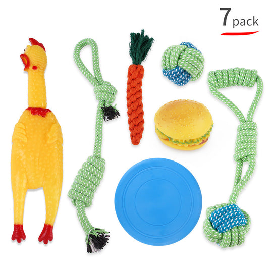 KFX-3878205 Interactive Shiba Inu Plush Toy Set for Dogs - Sounding Molar Teeth Resistant Ideal for Chewing