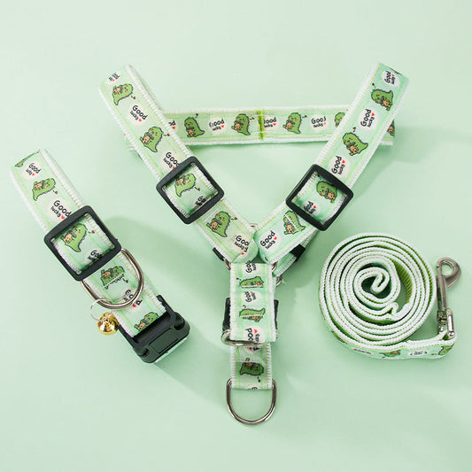 KFX-3888701 Durable Nylon Braid Pet Leash for Small and Medium Dogs and Cats, Various Sizes Available
