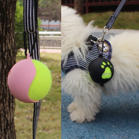 KFX-3889725 Portable Hands-free Training Ball Sheath for Dogs - Multiple Color Options Available