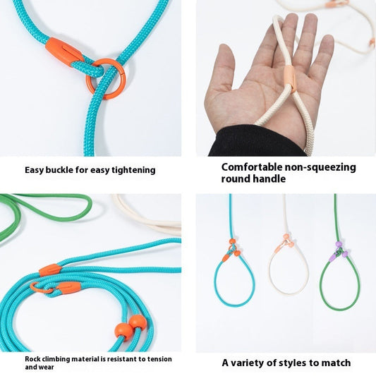KFX-3904189 Durable Explosion-Proof Dog Leash with Hand Hold, 150CM Length, Multiple Colors Available