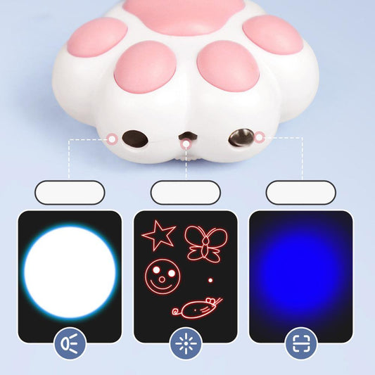 KFX-3913405 Multifunctional Infrared Teaser Toy for Cats with Key Chain and USB Rechargeable Light