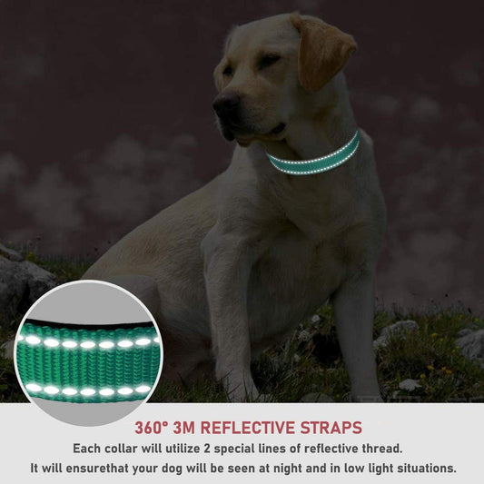 KFX-3921469 Adjustable Nylon Dog Chest Strap Collar in Multiple Colors