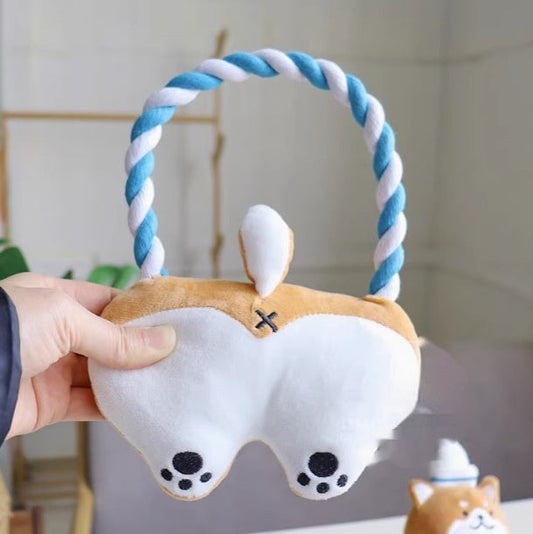 KFX-3943741 Plush Bite-Resistant Dog Toys - Various Sizes and Colors, Perfect for Playtime