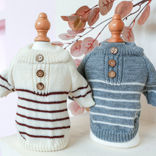 KFX-3946685 Cozy Polyester Two-Piece Clothing Set for Dogs and Cats, Various Sizes Available
